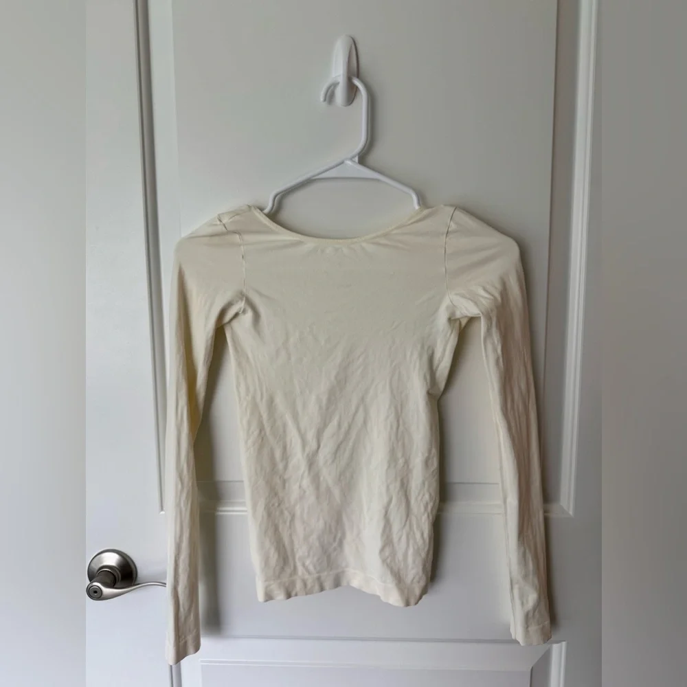 NWOT Free People Intimately Low-Back Seamless Long Sleeve